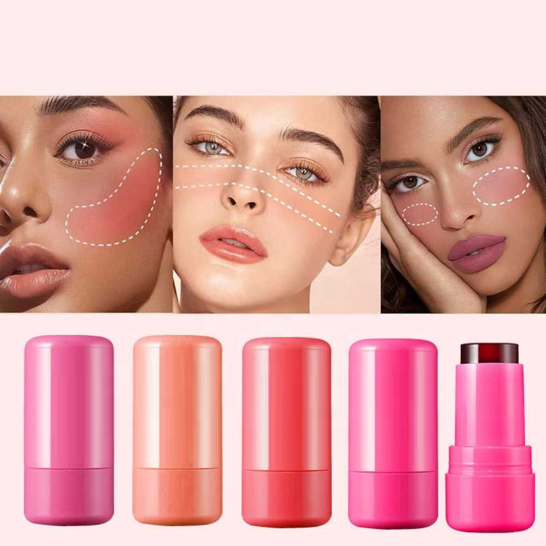 FreshJelly Essence, hidratación y color natural en labios y mejillas (OFERTA PACK DE 4)