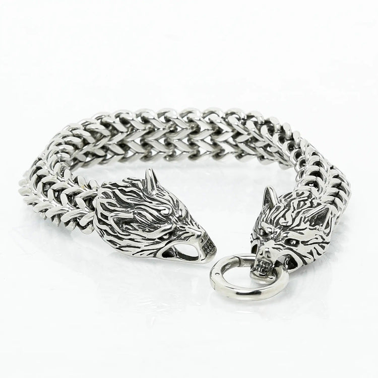 Pulsera Vikinga Wolf head