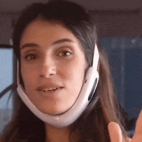 Masajeador eléctrico de micro corriente V-face