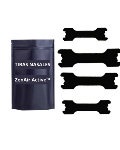 ZenAir Active™ Tiras nasales desechables diseñadas para tu comodidad y bienestar