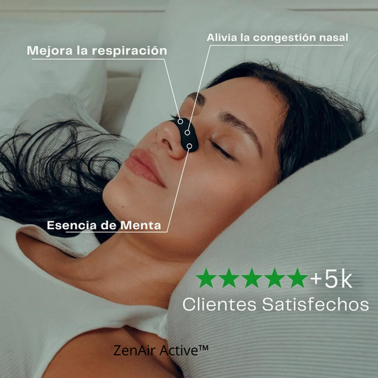 ZenAir Active™ Tiras nasales desechables diseñadas para tu comodidad y bienestar