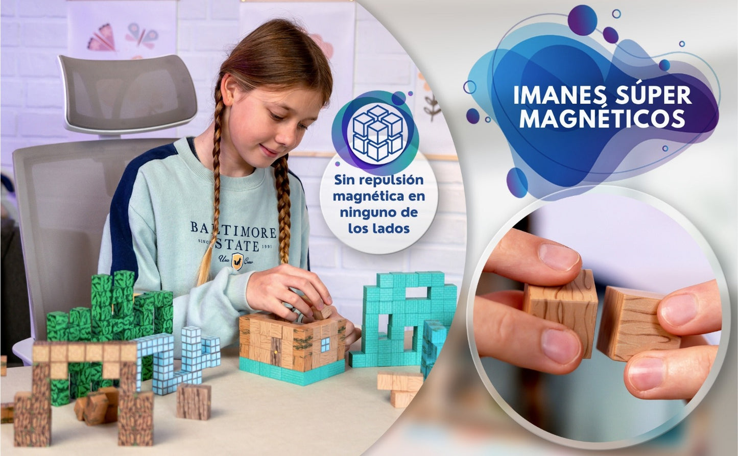 Mundo Magnético 3D, Aprendizaje Montessori El juguete ideal para estas ¡NAVIDADES!🌲