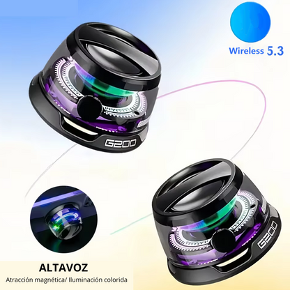 Mini Altavoz Magnético GoTune ¡Llévalo a cualquier parte!