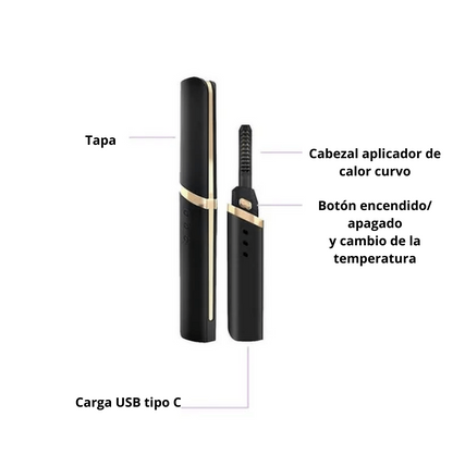 Rizador de Pestañas Recargable