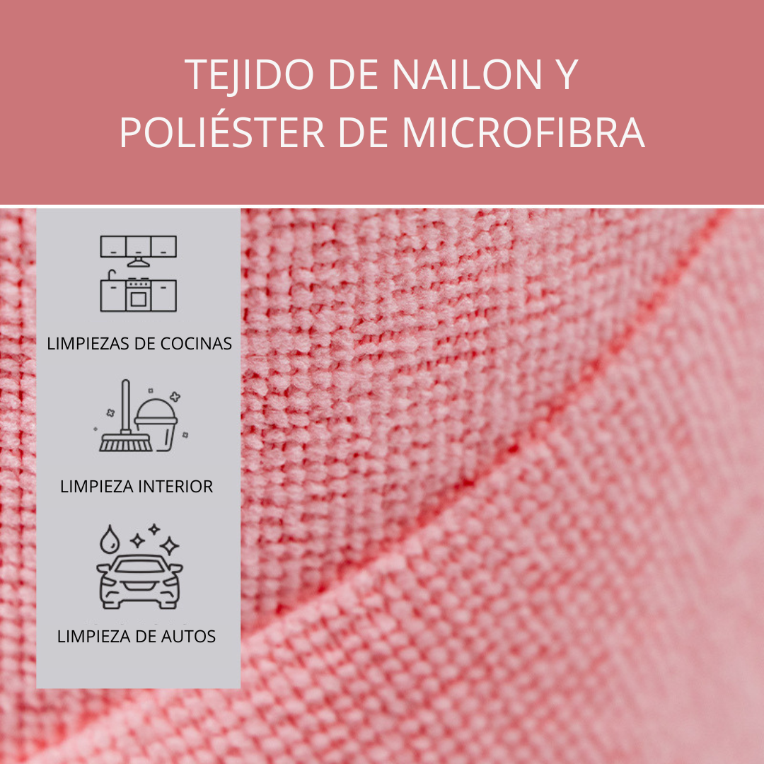 EcoClean Max  Pack x3 de Toallas de limpieza  Reutilizables