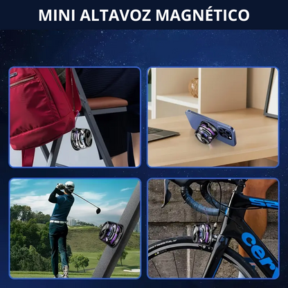 Mini Altavoz Magnético GoTune ¡Llévalo a cualquier parte!