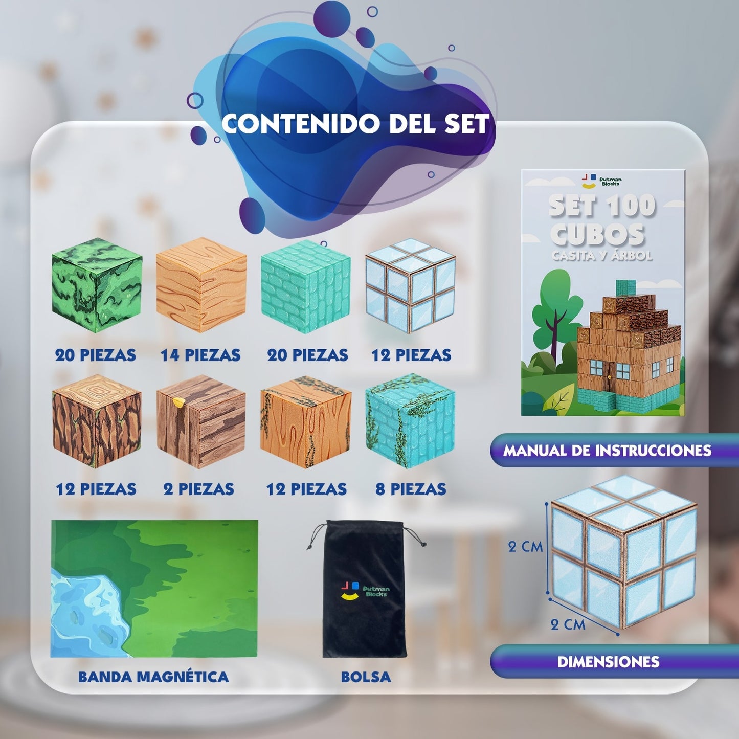 Mundo Magnético 3D, Aprendizaje Montessori El juguete ideal para estas ¡NAVIDADES!🌲